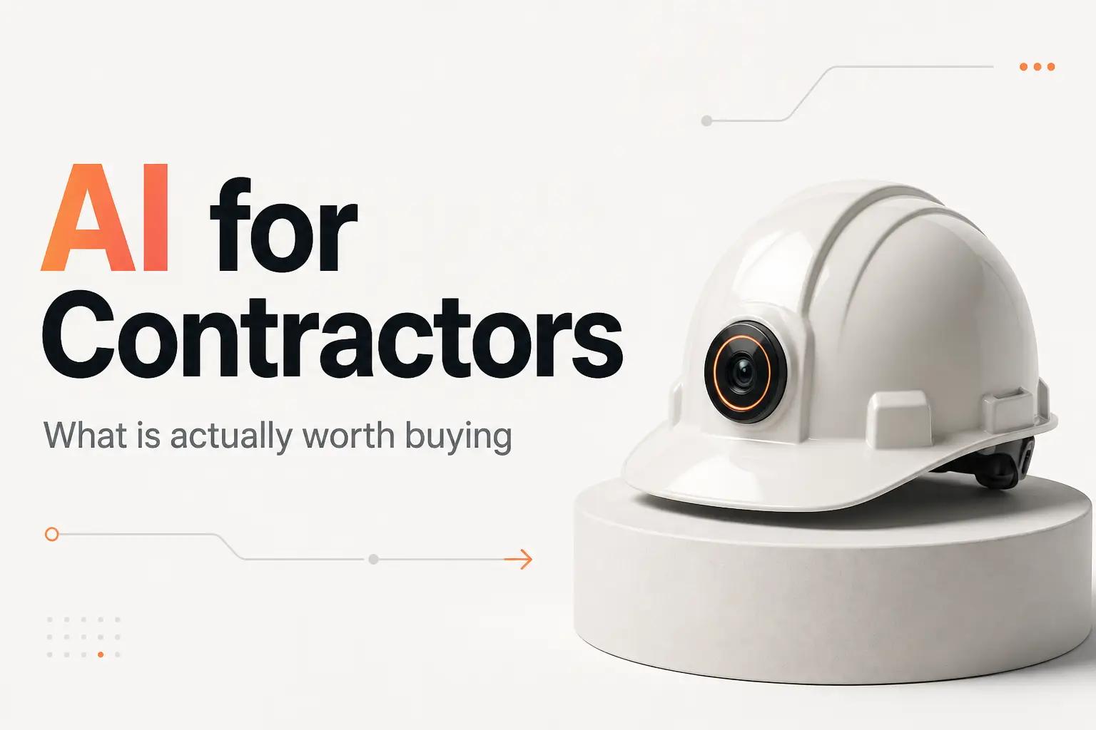 Illustration for AI for Contractors: What Is Actually Worth Buying