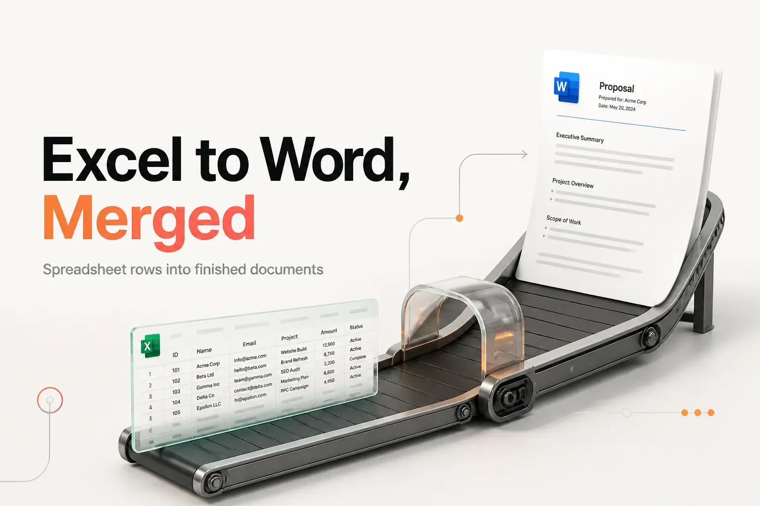 Illustration for Excel to Word Document Automation: A Build Guide