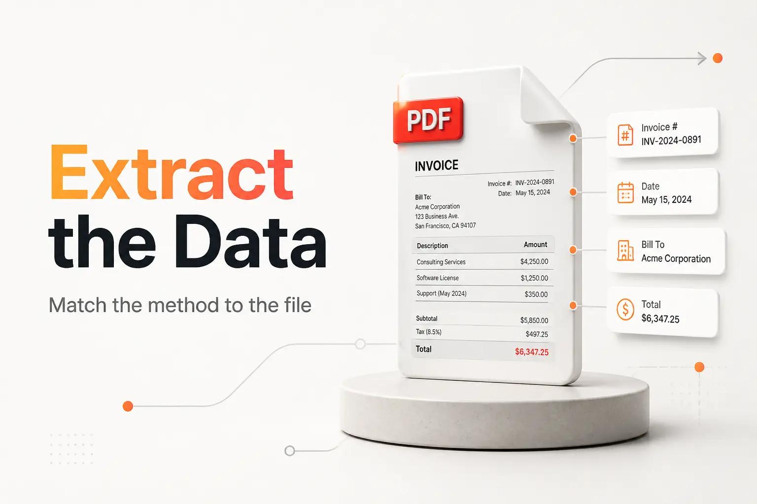 Illustration for PDF Data Extraction: A Build Guide for Lean Teams