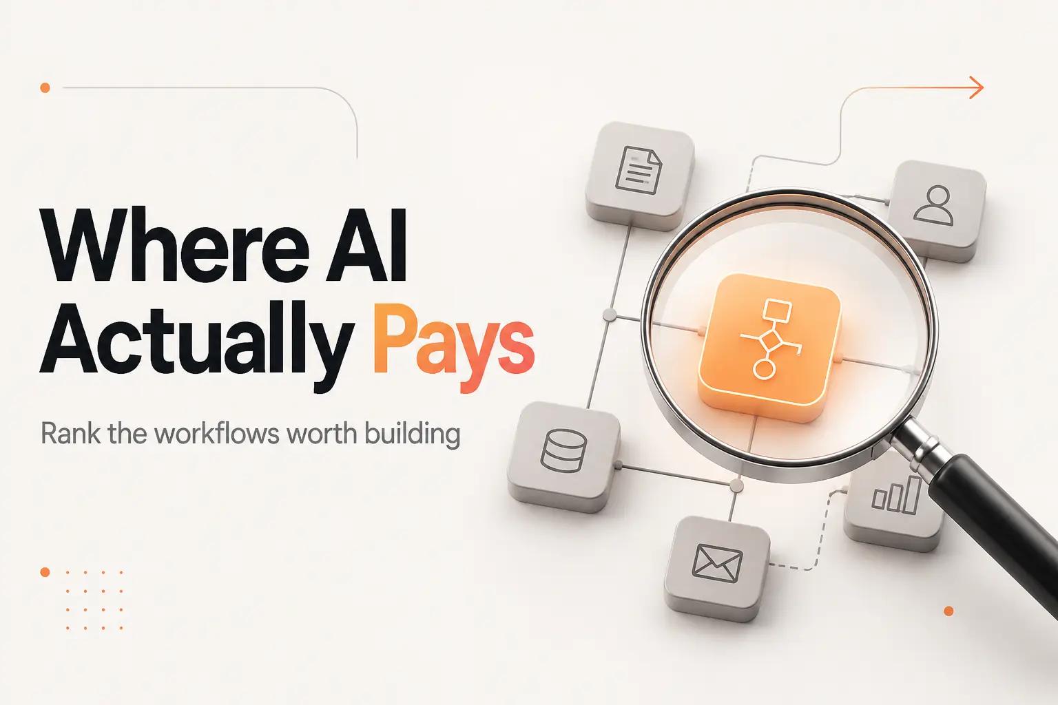 Illustration for AI Opportunity Audit: How to Find Where AI Actually Pays