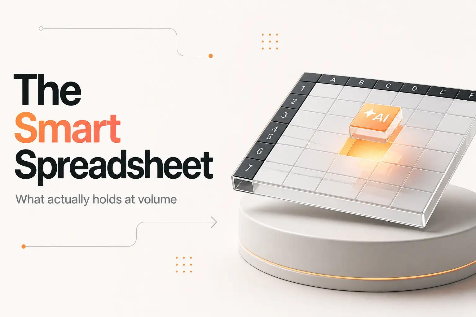 Illustration for AI-Powered Spreadsheet Automation: What Actually Holds