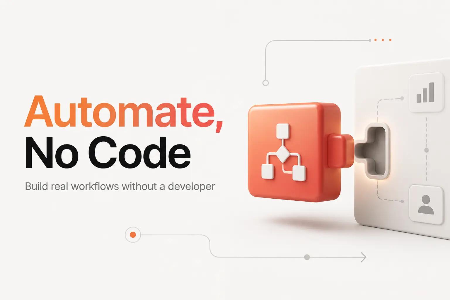 Illustration for How to Automate Your Business Without a Developer