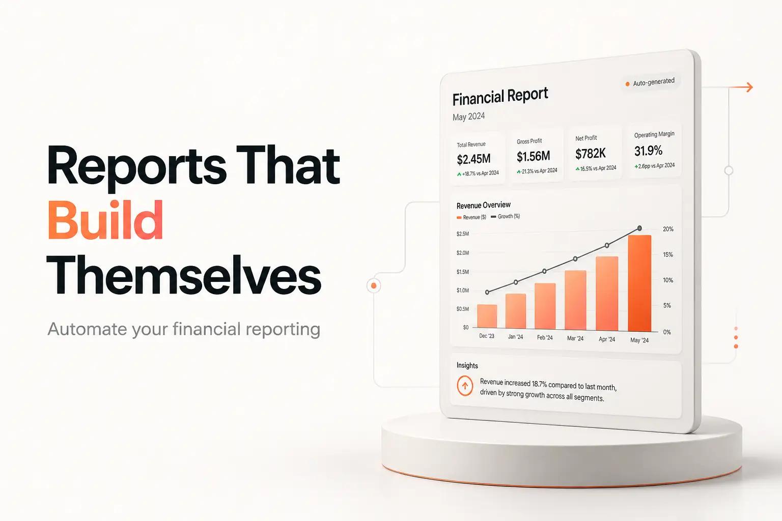 Illustration for How to Automate Your Financial Reporting Without Breaking It