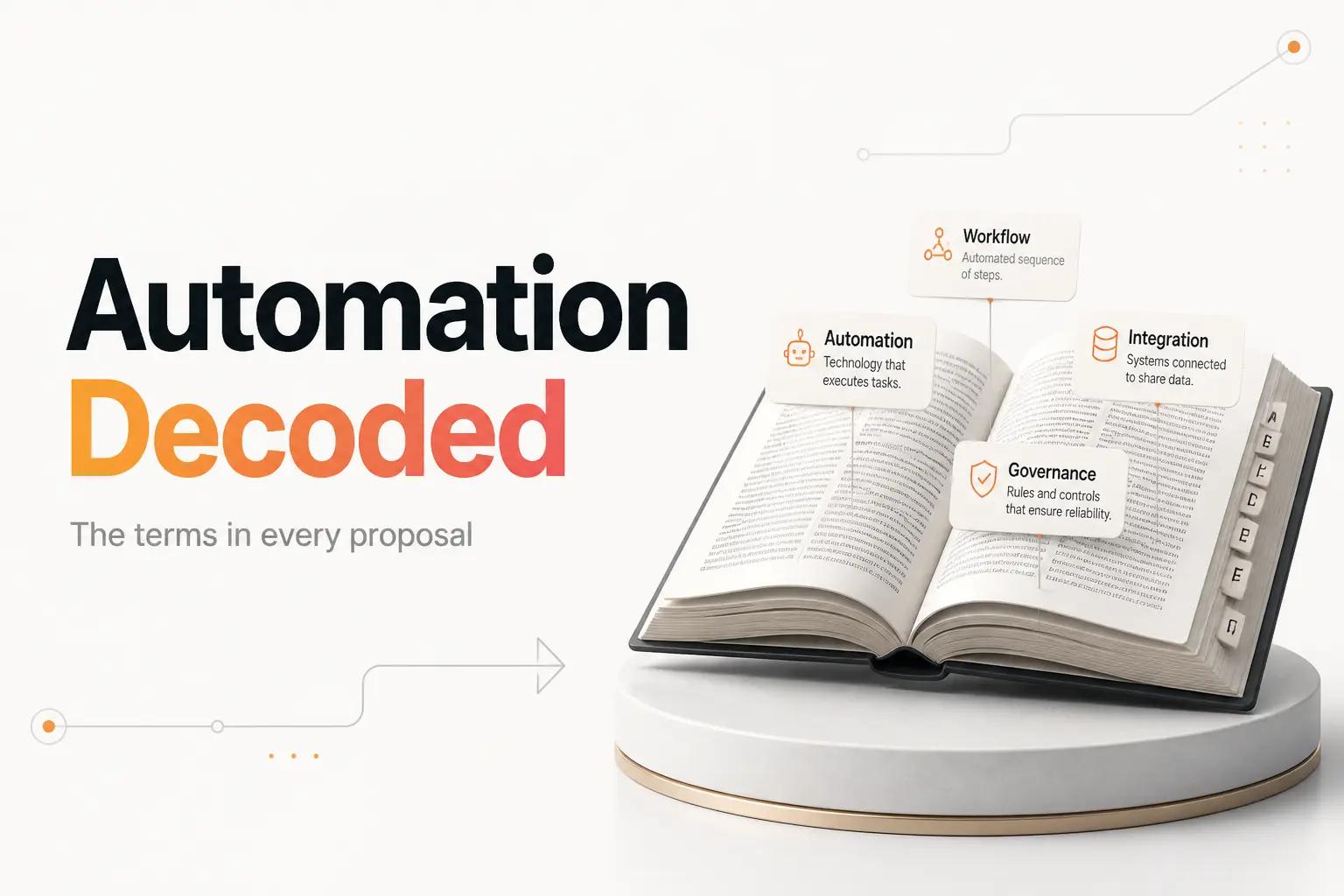 Illustration for Automation Glossary: The Terms in Every Proposal, Defined