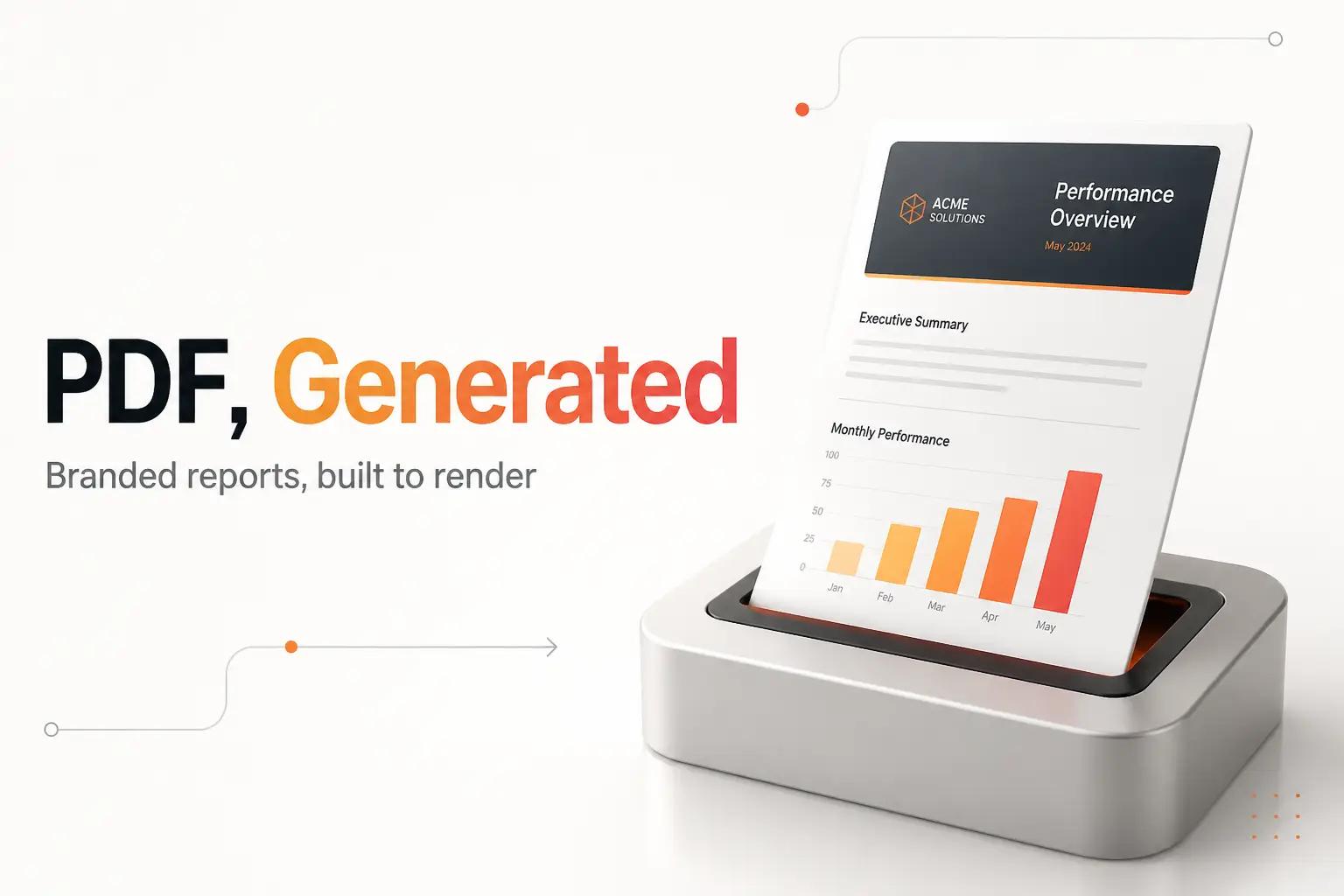 Illustration for How to Generate a PDF Report Automatically (Without the Manual Export)